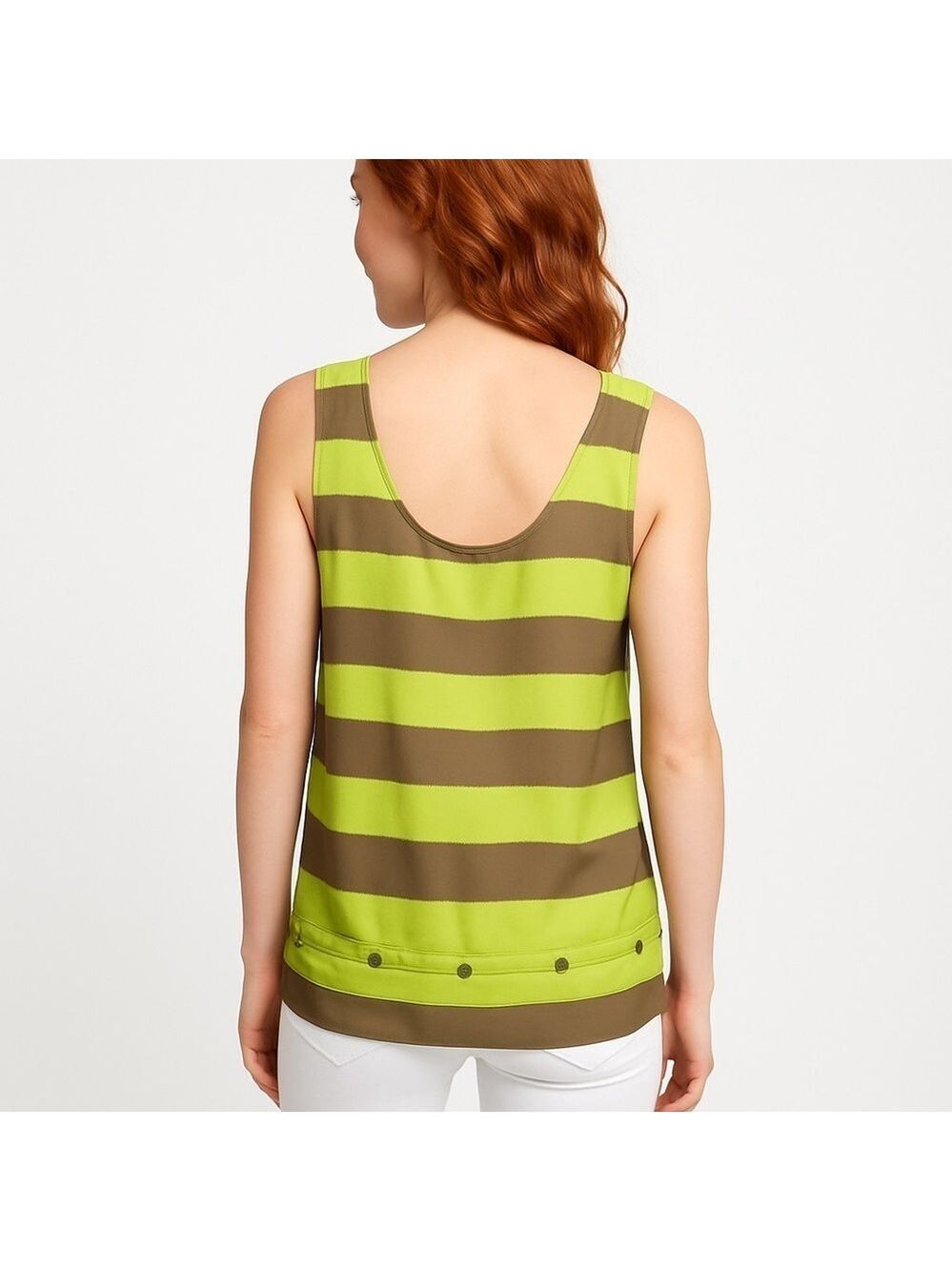 BCBGeneration Unique sleeveless striped tank top. Size XS. NWT! - Picture 3 of 8